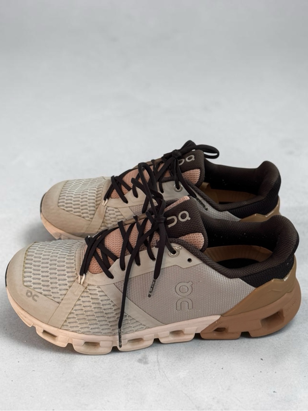 On Cloudflyer 3 Running Shoes Glacier Rosebrown Women’s Size 9 AS103 - Picture 2 of 8